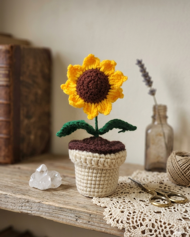 Sunflower Pot