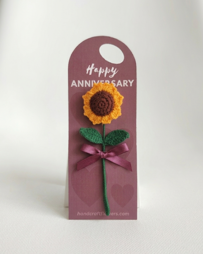 Anniversary - Sunflower with Holder