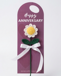 Anniversary - White Daisy with Holder